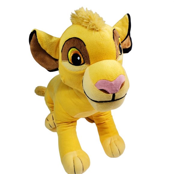 Disney Authentic The Lion King Simba Plush 24" Nose -Tip of Tail Stuffed Animal - Picture 1 of 9